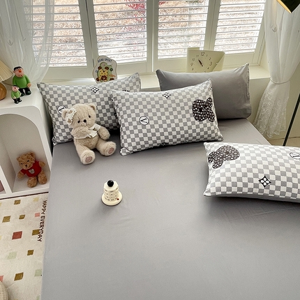 91家纺网 家纺一手货源 找家纺 （总）宜家坊 2025新款全棉13070单床单床笠纯棉单品枕套床笠床单（有预缩尺寸 售后无忧 免费提供买家秀）