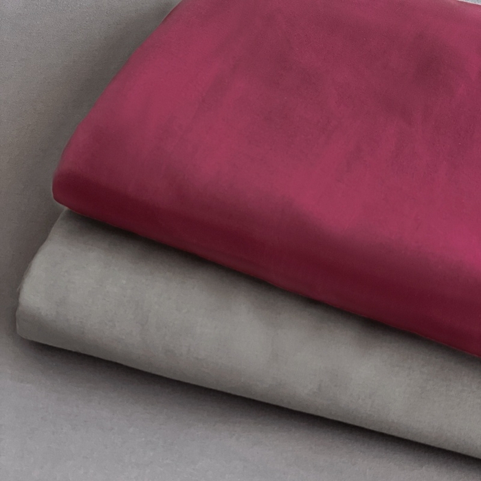 91家纺网 家纺一手货源 找家纺 金丝兔 2025新款亲肤纯色床笠系列 纯色床笠-叠拍图-银灰色