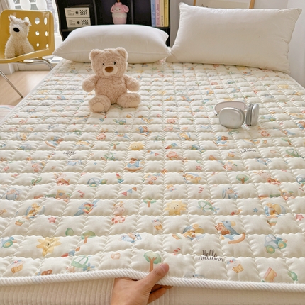 澳萝拉 2025新款纯棉双层纱印花软床垫床褥 玩具屋