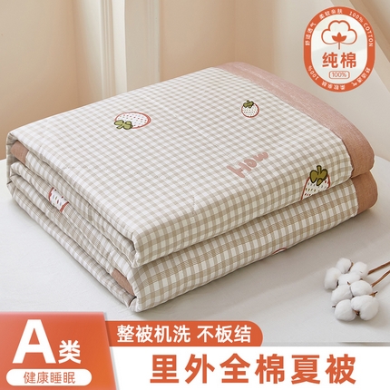 91家纺网 家纺一手货源 找家纺 （总）黛妮雅 2025新款全棉印花棉花被纯棉单件夏被夏凉被空调被 夏被四件套