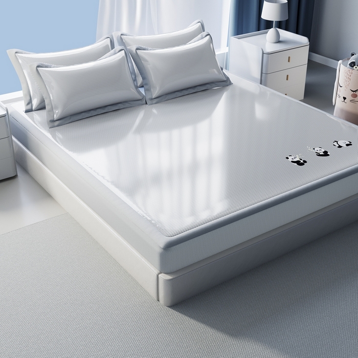 91家纺网 家纺一手货源 找家纺 （总）卡初家居（原微来）2025新款凉感冰丝藤席-白熊日记