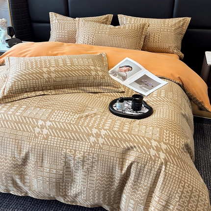 91家纺网 家纺一手货源 找家纺 （总）海洋家纺 2025新款全棉磨毛四件套