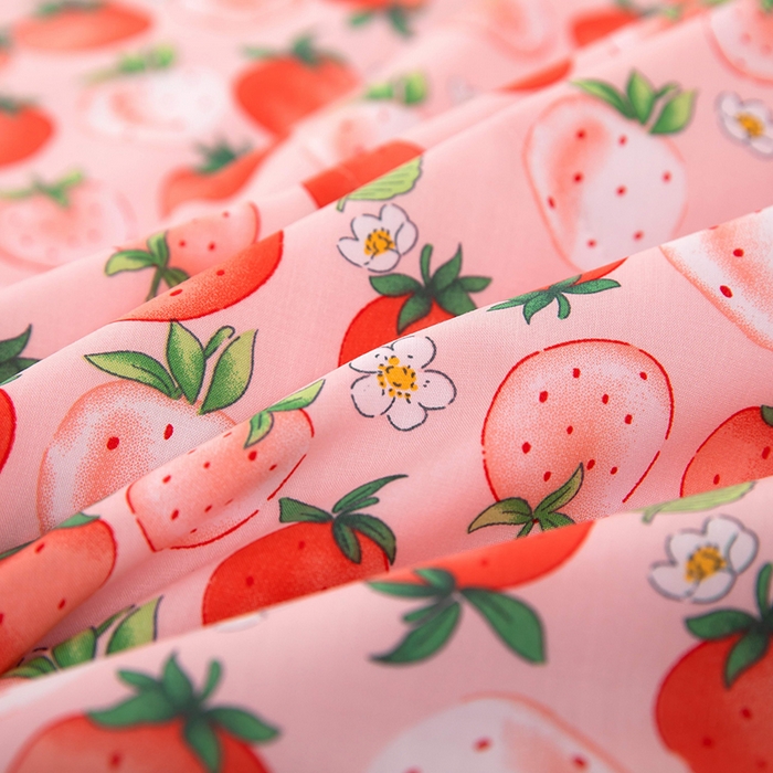 91家纺网 家纺一手货源 找家纺 天瑜 2024新款棉绸苏香绸舒香绸夏被人造棉夏凉被 草莓红