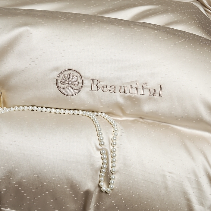 91家纺网 家纺一手货源 找家纺 U品汇 2025新款60支双股120s天丝棉提花莱赛尔纤维刺绣花四件套纯棉全棉凉感丝滑（罗宾） 罗宾-新灰绿