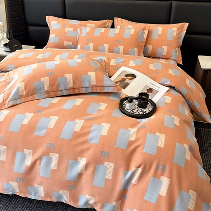 91家纺网 家纺一手货源 找家纺 （总）海洋家纺 2025新款全棉磨毛四件套