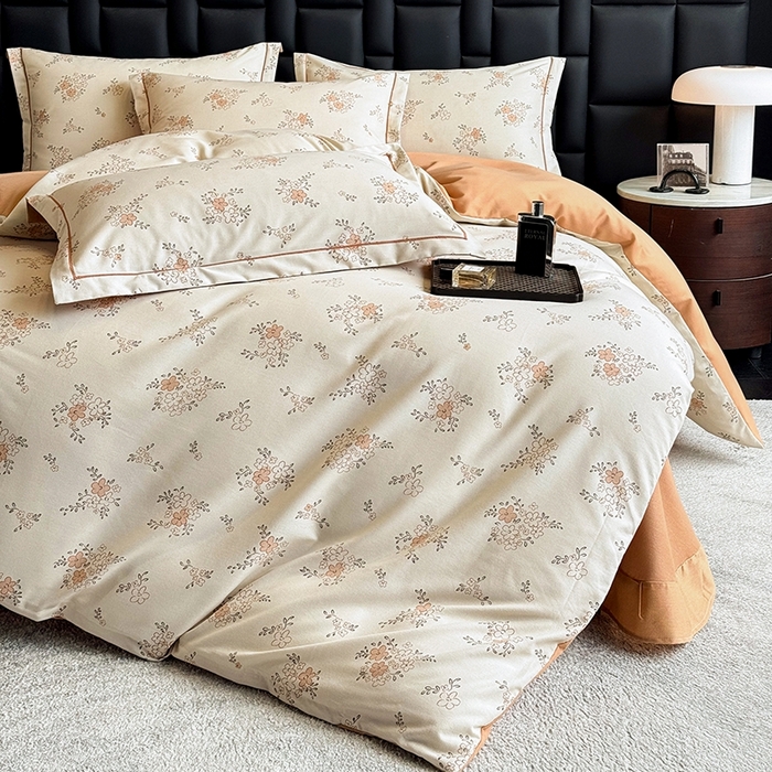 91家纺网 家纺一手货源 找家纺 海洋家纺 2025新款全棉磨毛四件套 含香