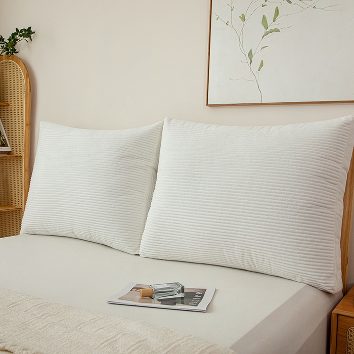 91家纺网 家纺一手货源 找家纺 （总）沐沐家纺 2026新款灯芯绒立体面包枕