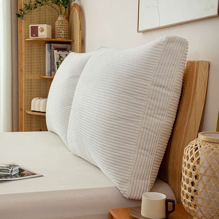 91家纺网 家纺一手货源 找家纺 （总）沐沐家纺 2026新款灯芯绒立体面包枕