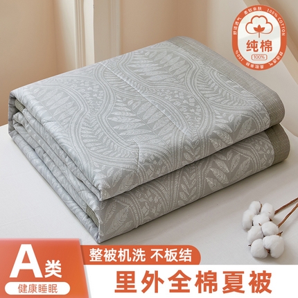 91家纺网 家纺一手货源 找家纺 （总）黛妮雅 2025新款全棉印花棉花被纯棉单件夏被夏凉被空调被 夏被四件套