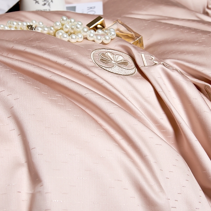 91家纺网 家纺一手货源 找家纺 （总）U品汇 2025新款60支双股120s天丝棉提花莱赛尔纤维刺绣花四件套纯棉全棉凉感丝滑（罗宾）