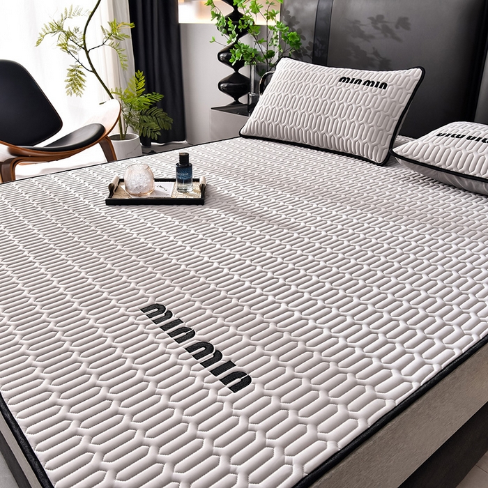 91家纺网 家纺一手货源 找家纺 炫拼家纺 2025新款平铺款乳胶凉席-minmin minmin珍珠灰