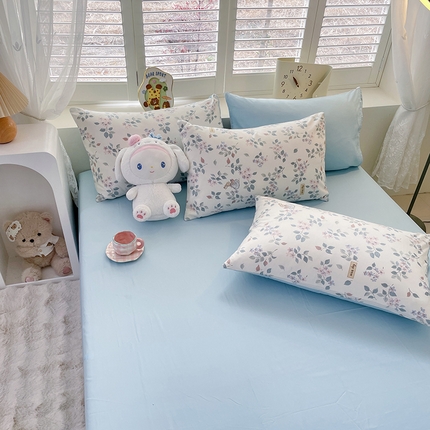 91家纺网 家纺一手货源 找家纺 （总）宜家坊 2025新款全棉13070单床单床笠纯棉单品枕套床笠床单（有预缩尺寸 售后无忧 免费提供买家秀）