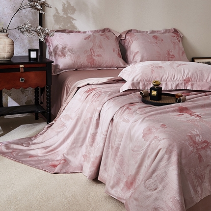 91家纺网 家纺一手货源 找家纺 （总）鸣升家纺 2025新款兰精天丝棉大提花100%蚕丝被 夏被 空调被（包检测）