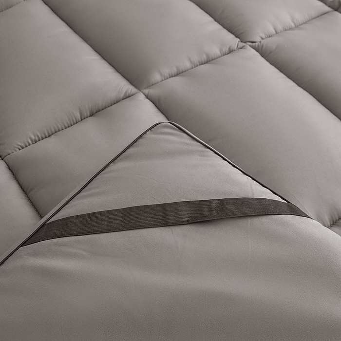 91家纺网 家纺一手货源 找家纺 丽诺床垫 2025新款抗菌大豆床垫 灰色5cm