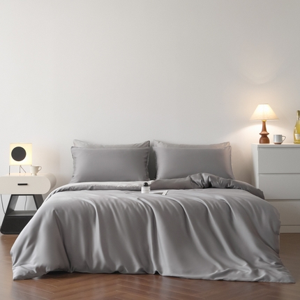 91家纺网 家纺一手货源 找家纺 （总）利欧 2025新款双拼水洗天丝四件套