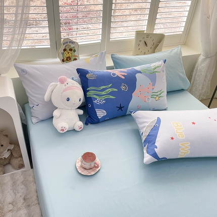 91家纺网 家纺一手货源 找家纺 （总）宜家坊 2025新款全棉13070单床单床笠纯棉单品枕套床笠床单（有预缩尺寸 售后无忧 免费提供买家秀）