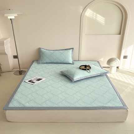 91家纺网 家纺一手货源 找家纺 （总）网客家纺 2025新款高分子PE（聚乙烯）提花凉感软席