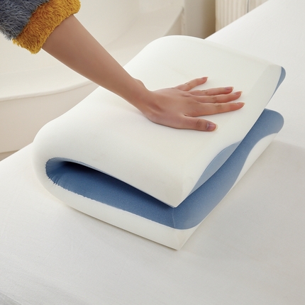 91家纺网 家纺一手货源 找家纺 （总）泰国皇家乳胶体验馆 2025新款双色深睡记忆枕