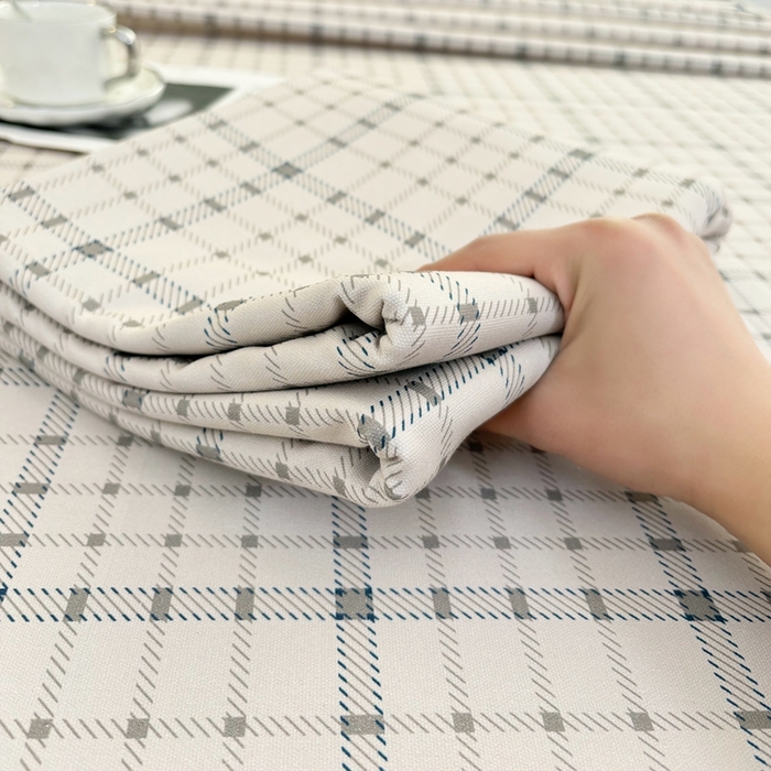 91家纺网 家纺一手货源 找家纺 伊而梦蚊帐 2025新款A类老粗布抗菌床单 条格结-米