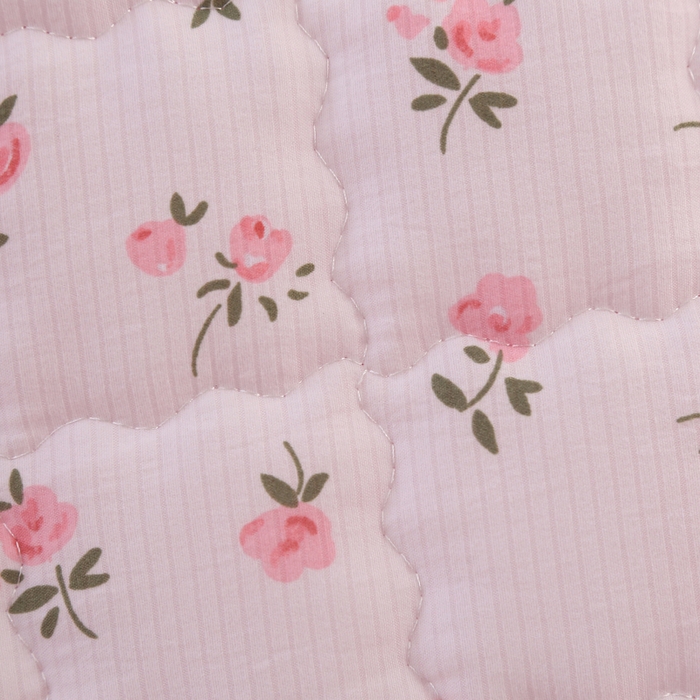 91家纺网 家纺一手货源 找家纺 被多多被业  2025新款小清新印花小竺棉多针绗绣夏凉被 蝴蝶结