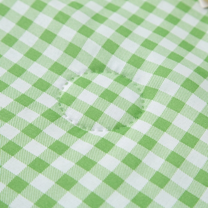 91家纺网 家纺一手货源 找家纺 2025新款亲肤绒礼品夏被窄边 绿色格调