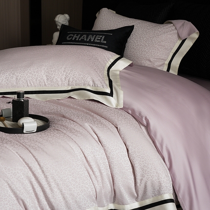 （总）涞澳家纺 2025新款天丝棉色织提花四件套