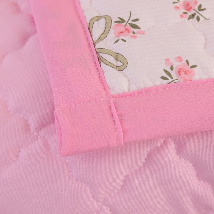 91家纺网 家纺一手货源 找家纺 被多多被业  2025新款小清新印花小竺棉多针绗绣夏凉被 蝴蝶结