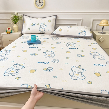 91家纺网 家纺一手货源 找家纺 （总）大元 2025新款数码印花冰藤席系列