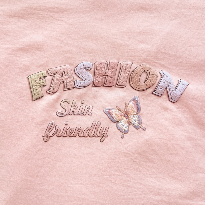 91家纺网 家纺一手货源 找家纺 金麦家纺 2025新款针织双层纱夏被 蝶恋-山茶粉