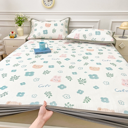 91家纺网 家纺一手货源 找家纺 （总）大元 2025新款数码印花冰藤席系列