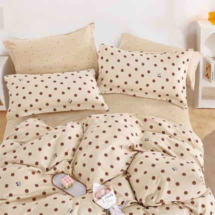 91家纺网 家纺一手货源 找家纺 （总）畅畅家纺 2025新款春夏活性小清新印花云锦棉四件套