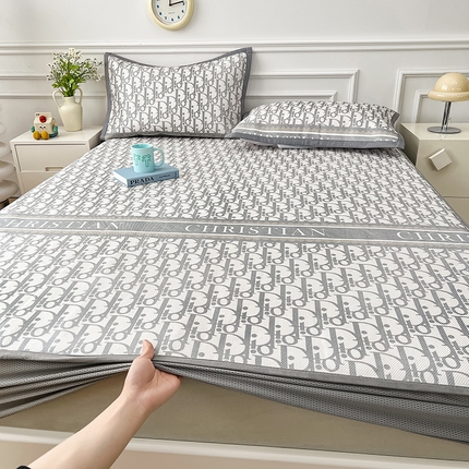 91家纺网 家纺一手货源 找家纺 （总）大元 2025新款数码印花冰藤席系列