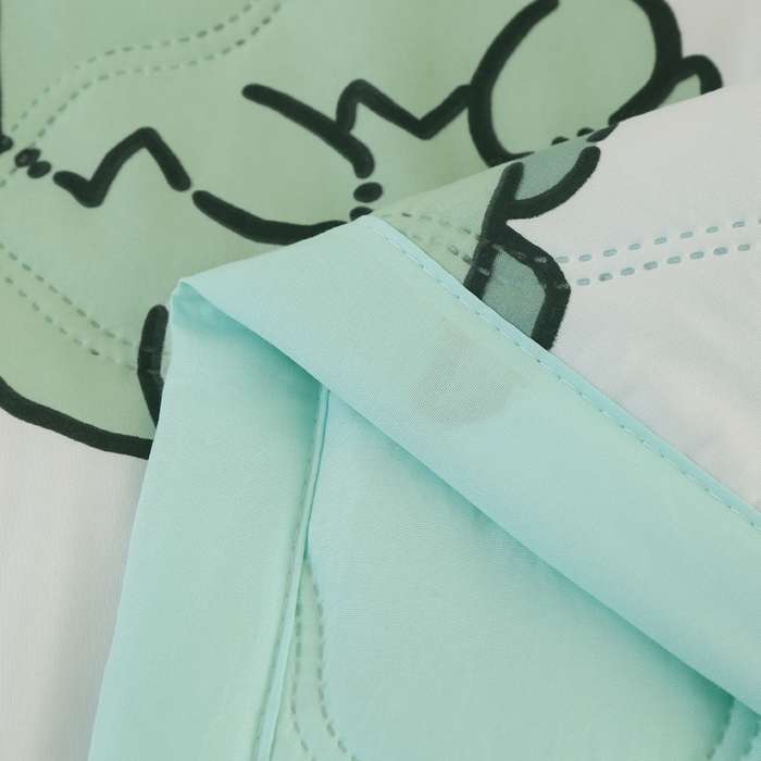 91家纺网 家纺一手货源 找家纺 被多多被业  2025新款印花水洗棉夏被 小恐龙