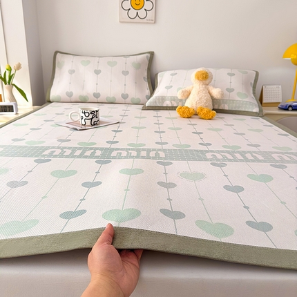 91家纺网 家纺一手货源 找家纺 （总）大元 2025新款数码印花冰藤席系列