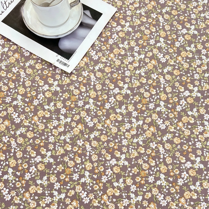 91家纺网 家纺一手货源 找家纺 伊而梦蚊帐 2025新款A类老粗布抗菌床单 秋蕊香-咖