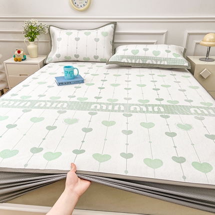 91家纺网 家纺一手货源 找家纺 （总）大元 2025新款数码印花冰藤席系列