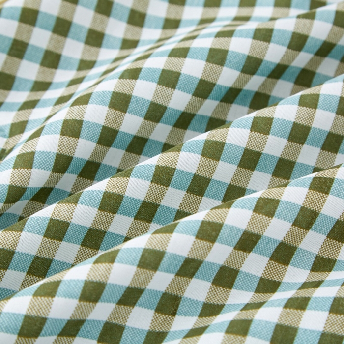 91家纺网 家纺一手货源 找家纺 2025新款亲肤绒礼品夏被窄边 微格香绿