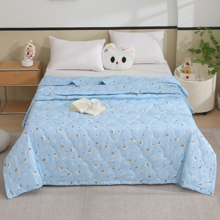被多多被业  2025新款清新印花亲肤绒超声波工艺夏凉被 梦幻星空