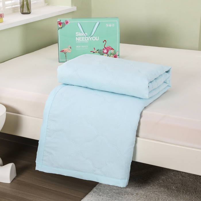 91家纺网 家纺一手货源 找家纺 太阳树家纺 2025水洗棉夏被夏凉被空调被超声波压花礼品直播供应链引流爆款 礼盒