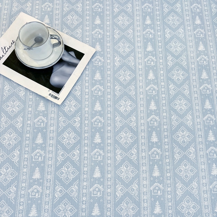 91家纺网 家纺一手货源 找家纺 伊而梦蚊帐 2025新款A类老粗布抗菌床单 花条纹-蓝