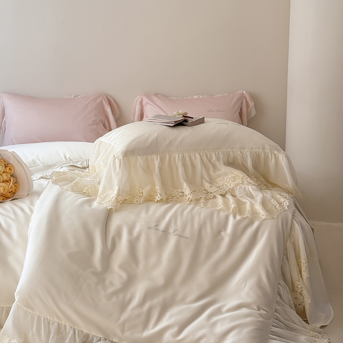 91家纺网 家纺一手货源 找家纺 （总）涞澳家纺 2025新款亲肤舒适天丝棉四件套-云初系列