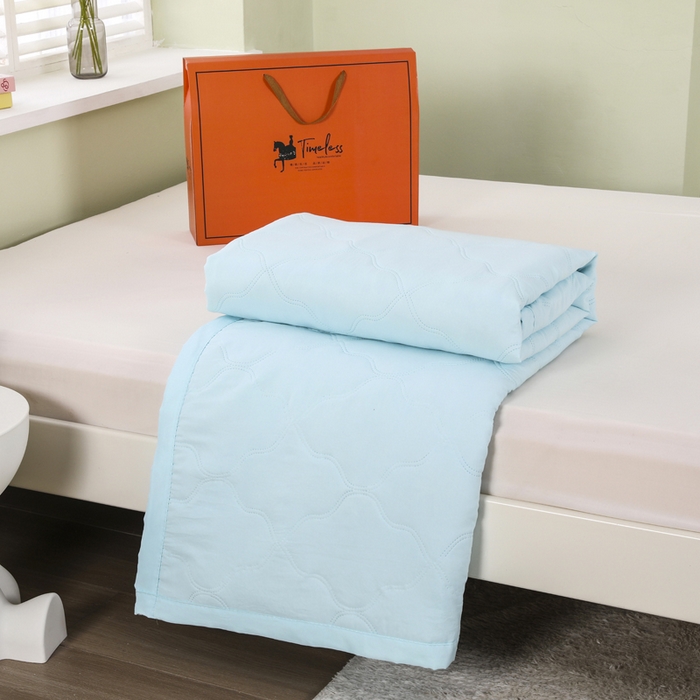 91家纺网 家纺一手货源 找家纺 太阳树家纺 2025水洗棉夏被夏凉被空调被超声波压花礼品直播供应链引流爆款 礼盒