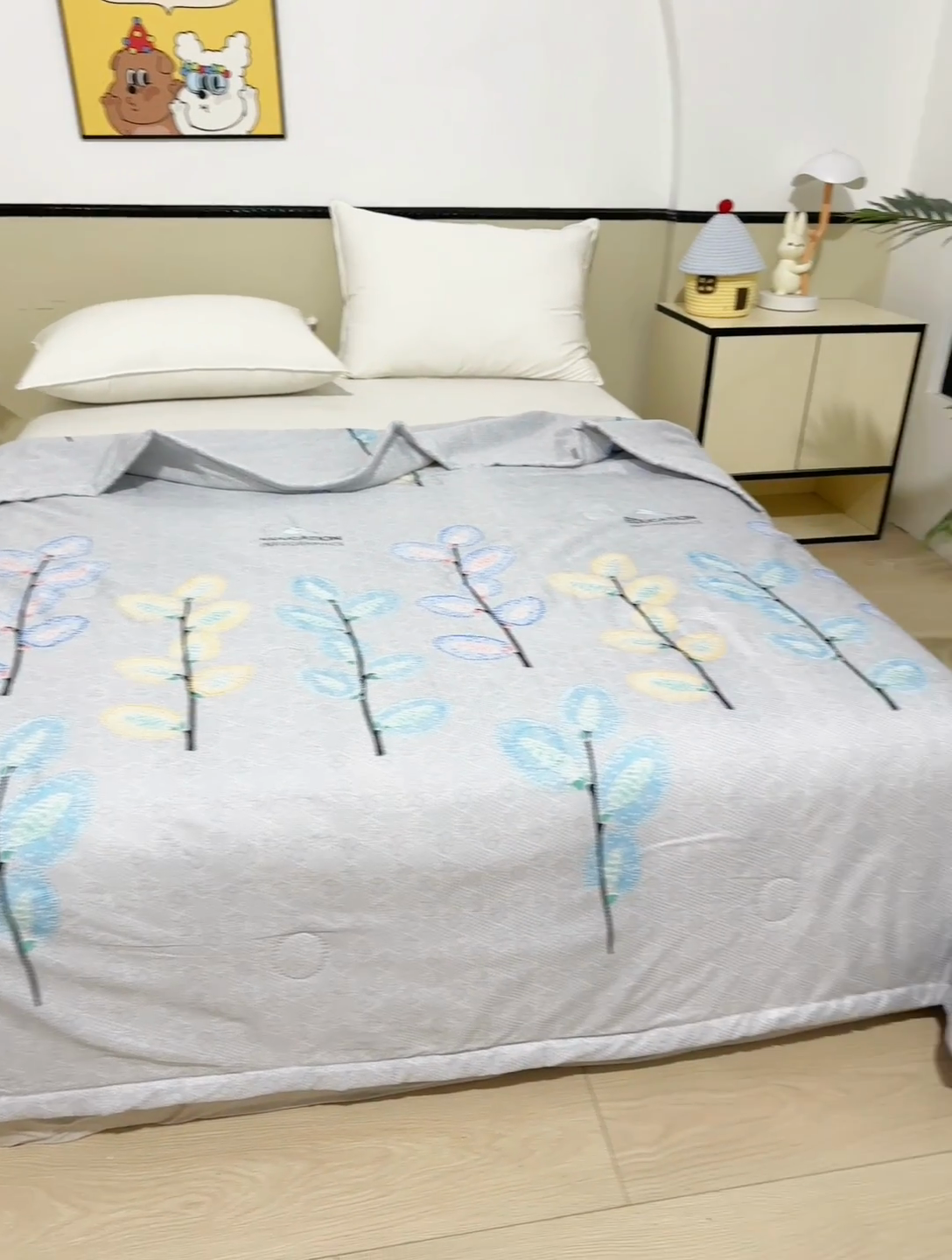 91家纺网 家纺一手货源 找家纺 （总）侨鑫 2025新款亲肤水洗棉夏被宽边