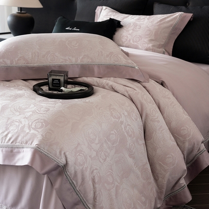 91家纺网 家纺一手货源 找家纺 （总）涞澳家纺 2025新款天丝棉色织提花四件套