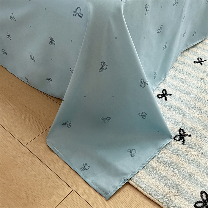 91家纺网 家纺一手货源 找家纺 盛秋家纺 2025新款卡通单被套 着迷+爱心结