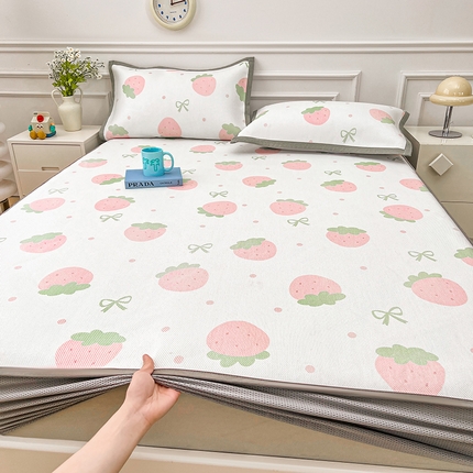 91家纺网 家纺一手货源 找家纺 （总）大元 2025新款数码印花冰藤席系列