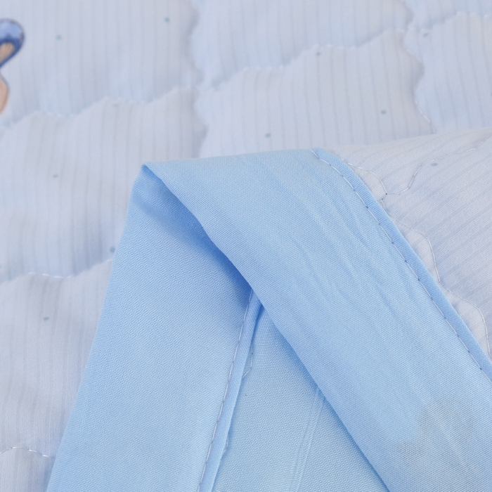 91家纺网 家纺一手货源 找家纺 被多多被业  2025新款小清新印花小竺棉多针绗绣夏凉被 小蘑菇