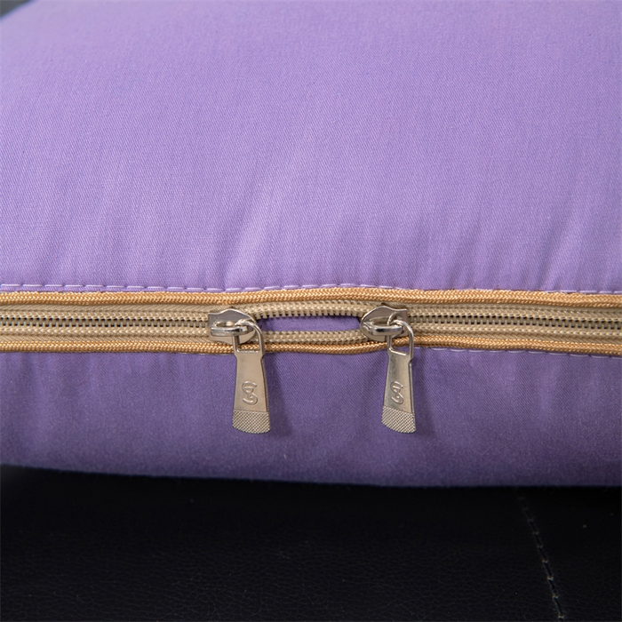 91家纺网 家纺一手货源 找家纺 照世家纺 2025新款柔软透气全棉抱枕被-蝶影 蝶影-紫色