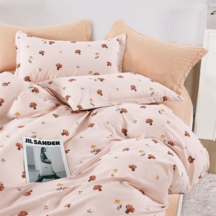 91家纺网 家纺一手货源 找家纺 （总）畅畅家纺 2025新款春夏活性小清新印花云锦棉四件套