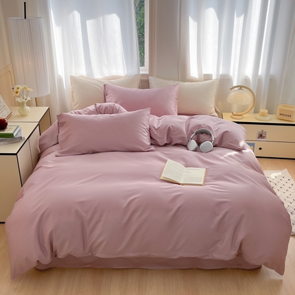 91家纺网 家纺一手货源 找家纺 （总）耀悦家纺 2025新款A类纯棉60支拼色系列单被套